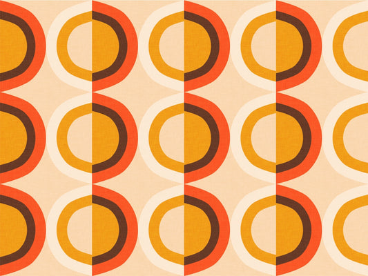 Mid Century Modern Dots Wallpaper