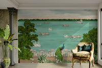 The composition is a harmonious, flowing pattern.

