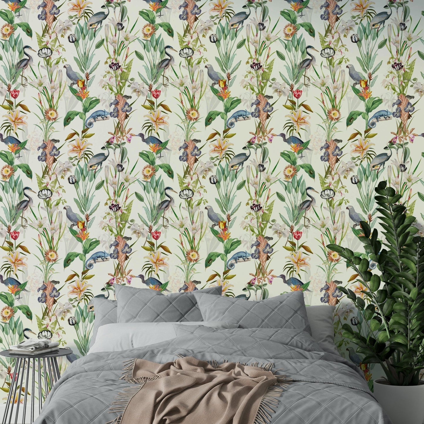 Whimsical dreamscape wallpaper with a soothing palette

