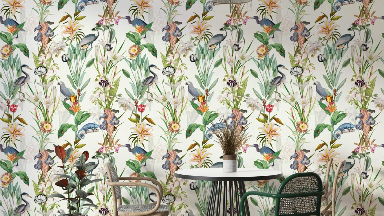 Sweet Dream Wallpaper with soft pastel shapes

