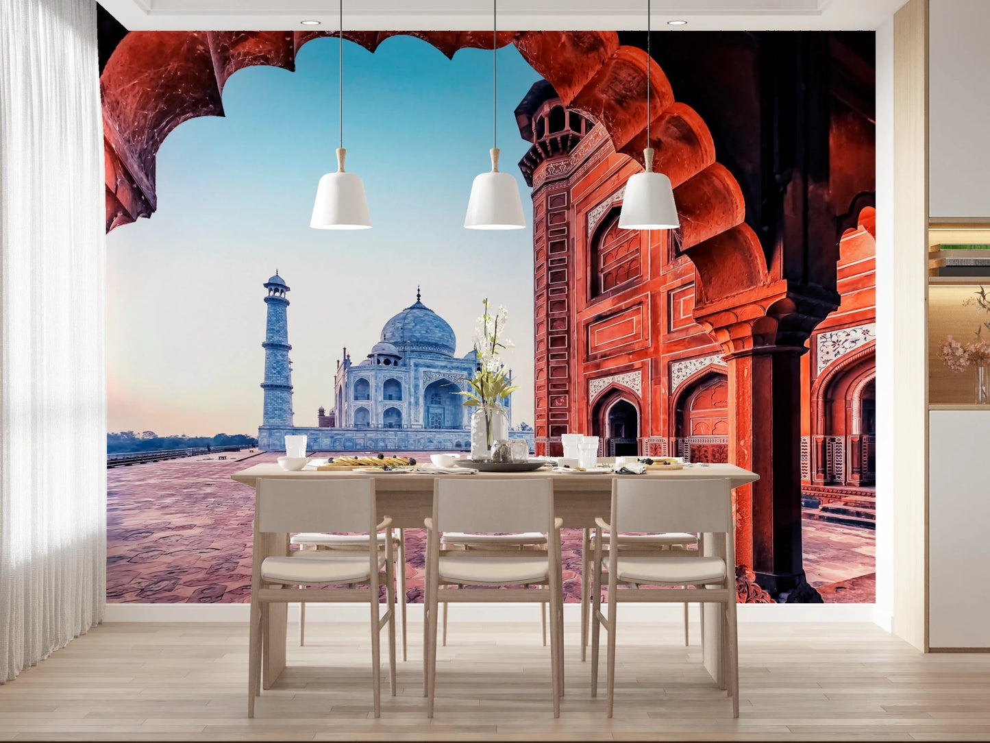 Taj Mahal Architecture Wall Mural
