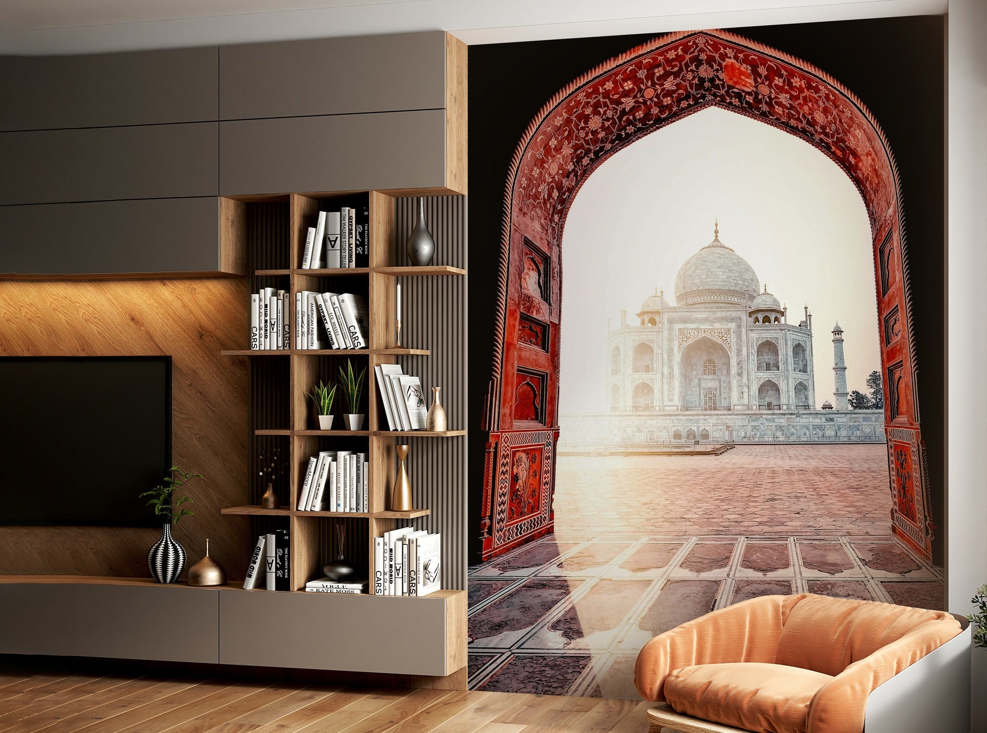 A classic Indian landmark wallpaper for walls.


