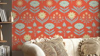 Ideal wallpaper for a living room, bedroom, or dining area.

