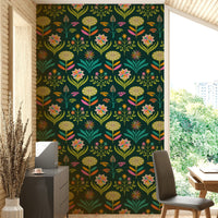 Hand-drawn look with organic shapes and bright hues.

