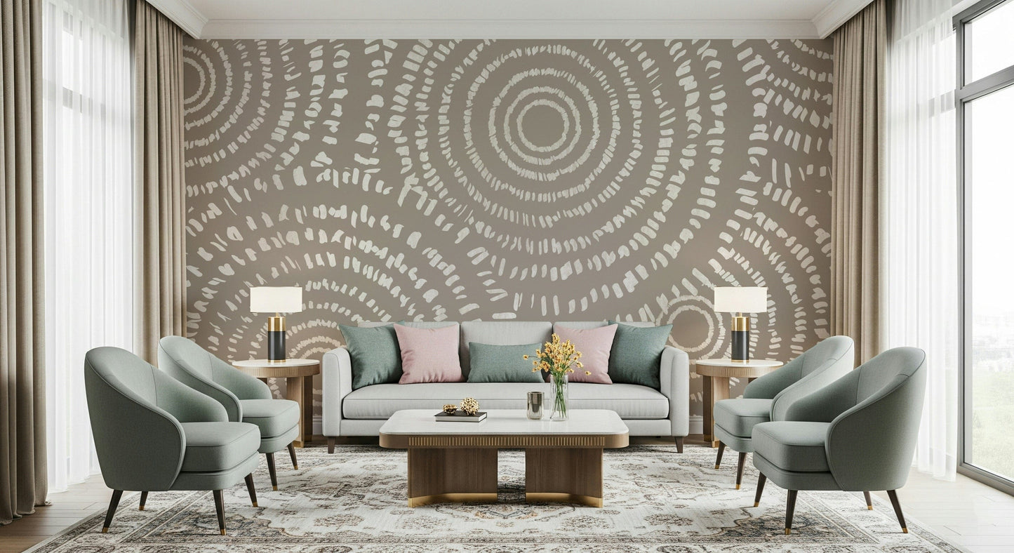 Concentric Echoes Wall Mural -2861688