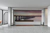 Soft, ethereal sunrise light.

