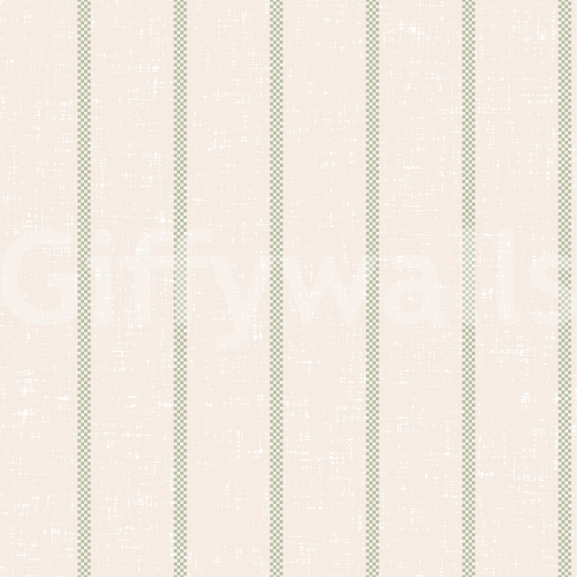 Green linear wallpaper with timeless charm

