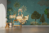 Neel Pichwai Wall Mural nature theme
