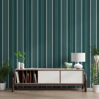 Teal Stripe Wallpaper⁠