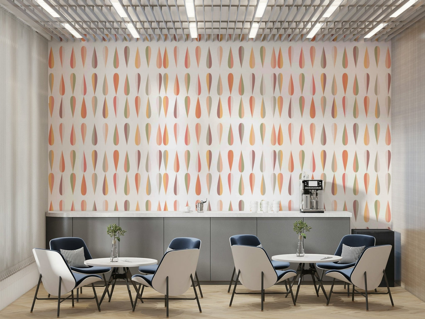 The image shows an artistic impression of a serene teardrop scene.

