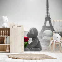 Teddy Bears in Love Wall Mural