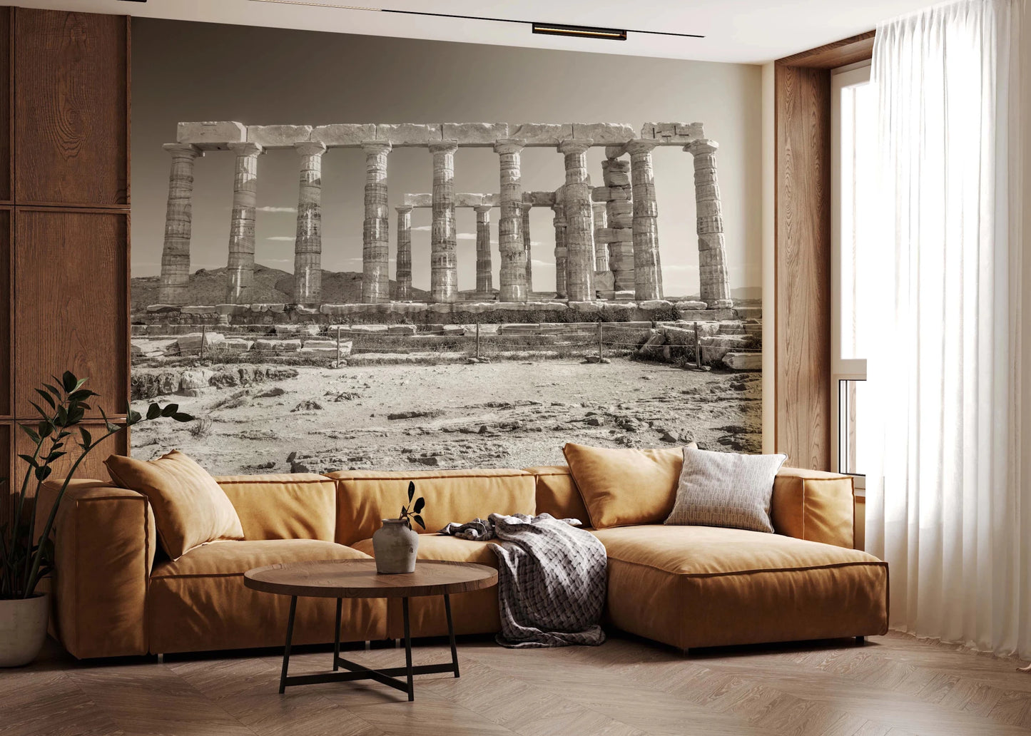 Temple of Poseidon Wall Mural