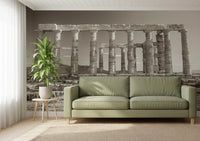 Temple of Poseidon Wall Mural