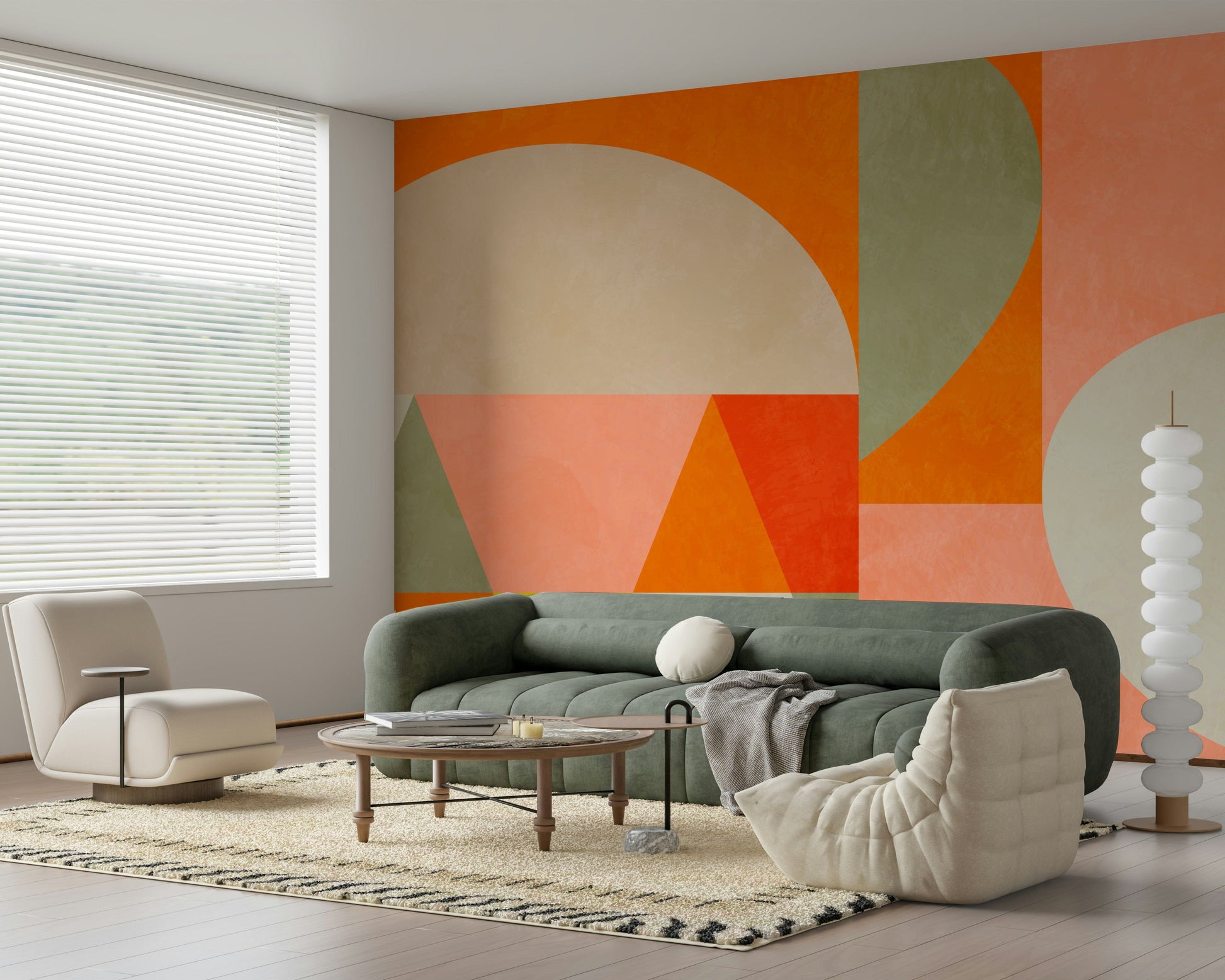 A classic abstract design wallpaper for walls.

