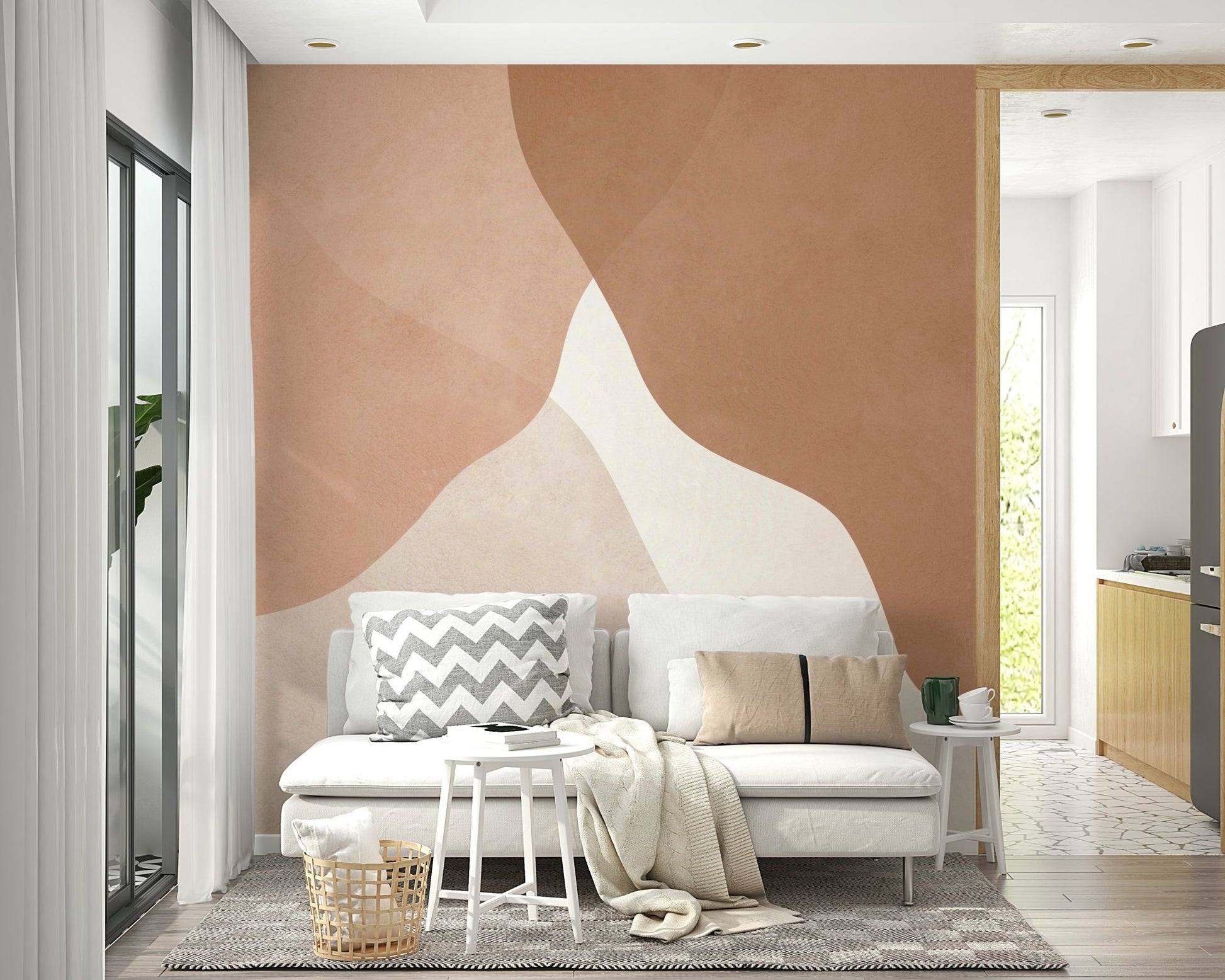 A large-scale art print with a minimalist, natural feel.

