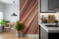 Modern Curves interior wallpaper subtle gradients sophisticated stripe pattern