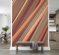 Modern Curves premium wall covering vertical lines warm neutral palette