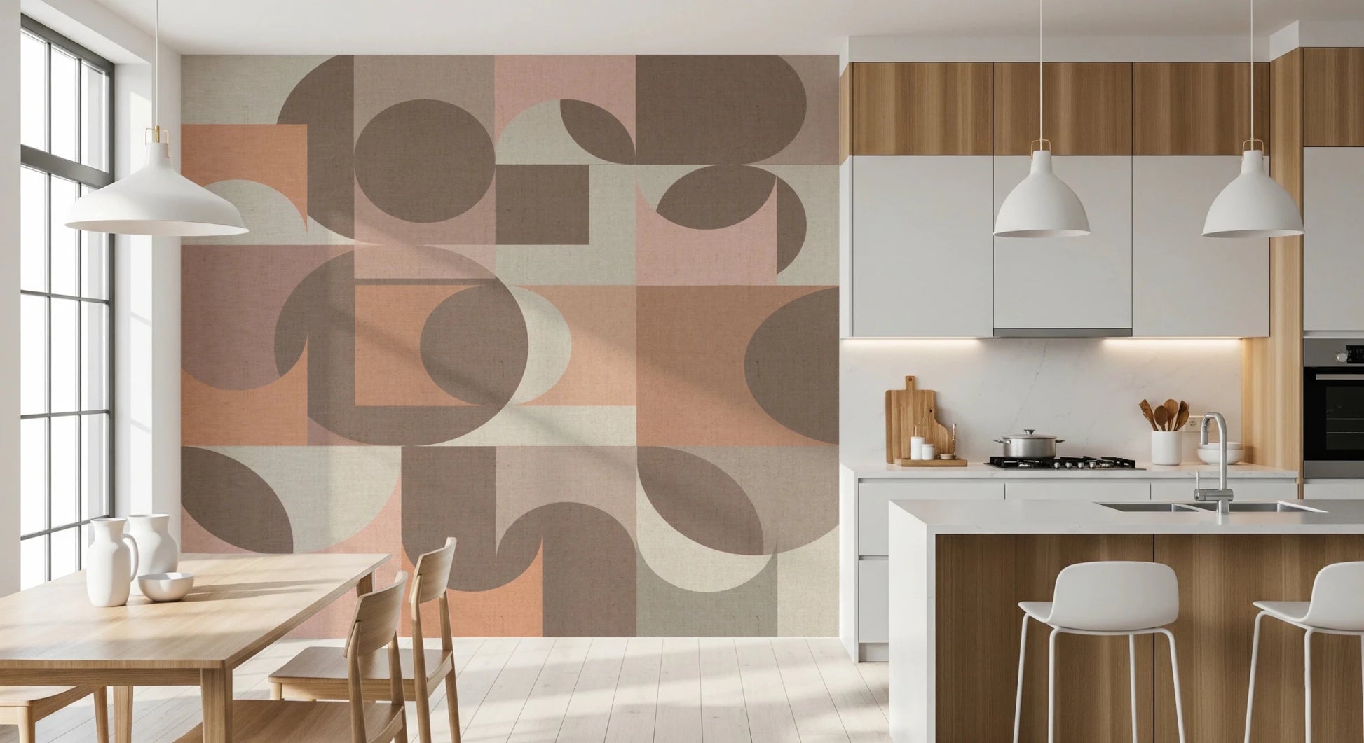 Terra Shapes Wall Mural