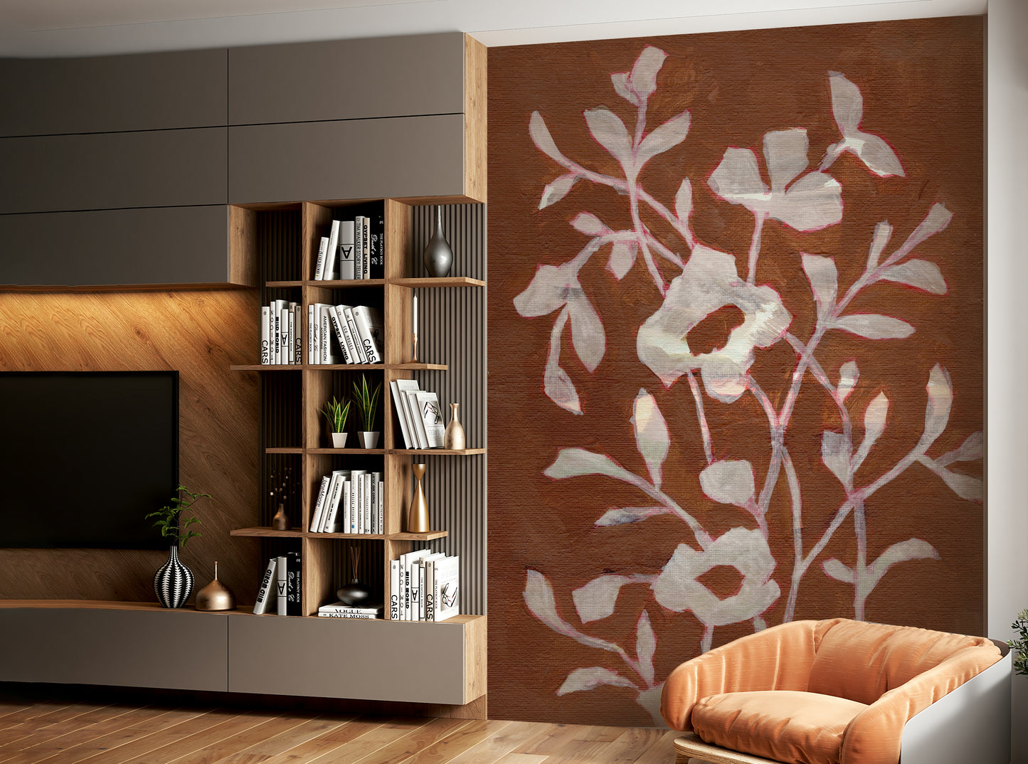 Durable natural wallpaper

