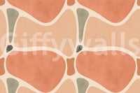 Stunning geometric wall mural

