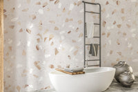 Terrazzo Marble Tile Wallpaper Mural - Giffywalls