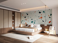 Minimalist terrazzo wallpaper style