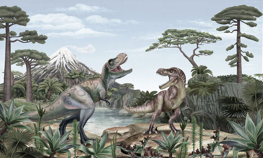 Tolle T-Rex Dinosaur Mural Tapete