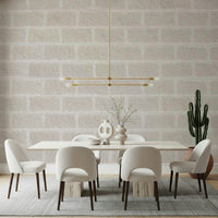 Textured beige bricks mural blending soft earth tones and rough surface for stylish accent walls.