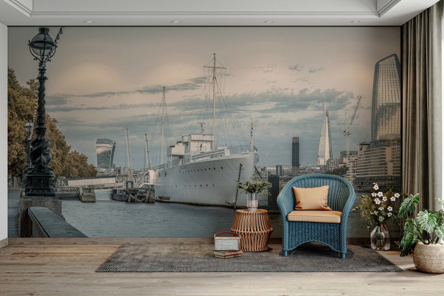 Thames Panorama Wall Mural.

