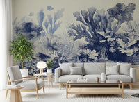 The Aquarium - Delft Blue Wall Mural