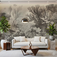 The Aquarium - Greige Wall Mural