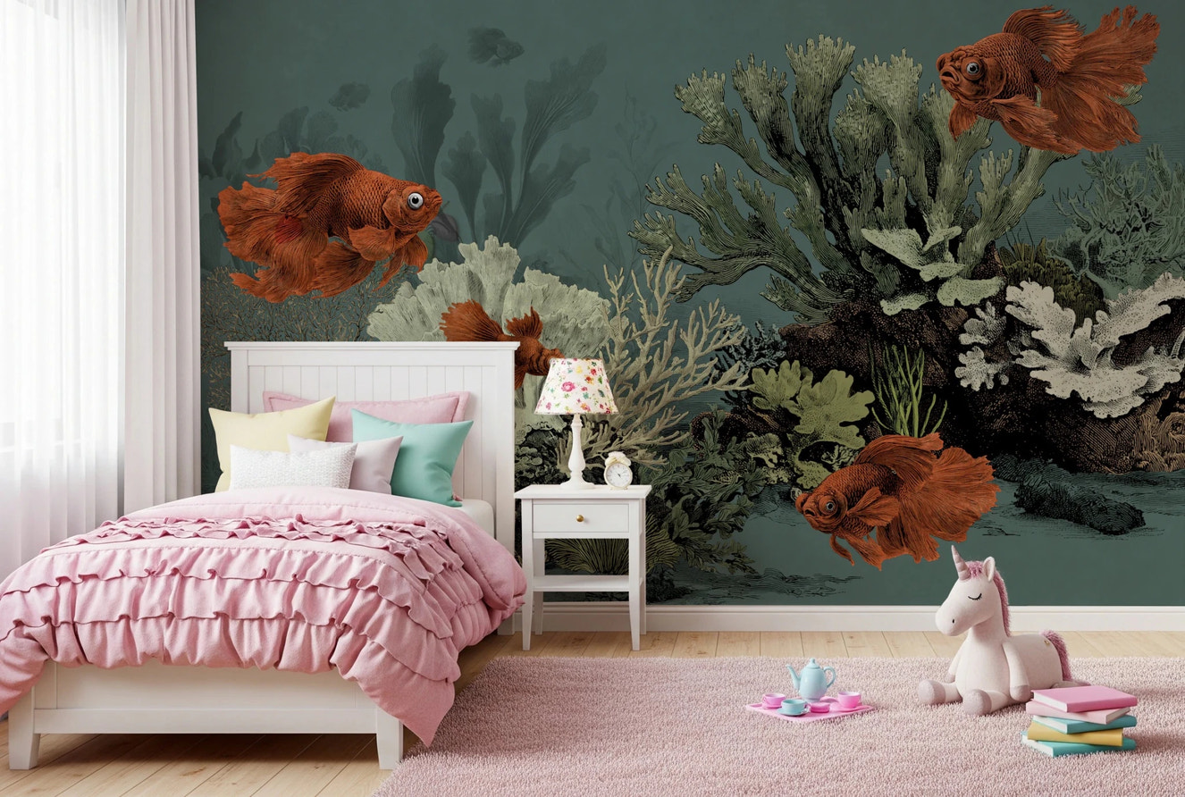 The Aquarium - Petrol Wall Mural