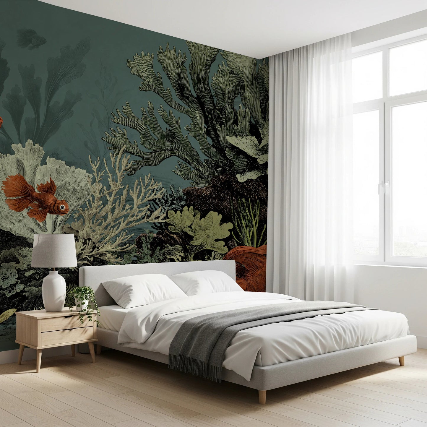 The Aquarium - Petrol Wall Mural