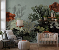 The Aquarium - Seafoam Wall Mural