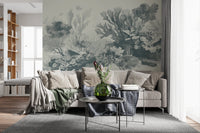 The Aquarium - Teal Wall Mural