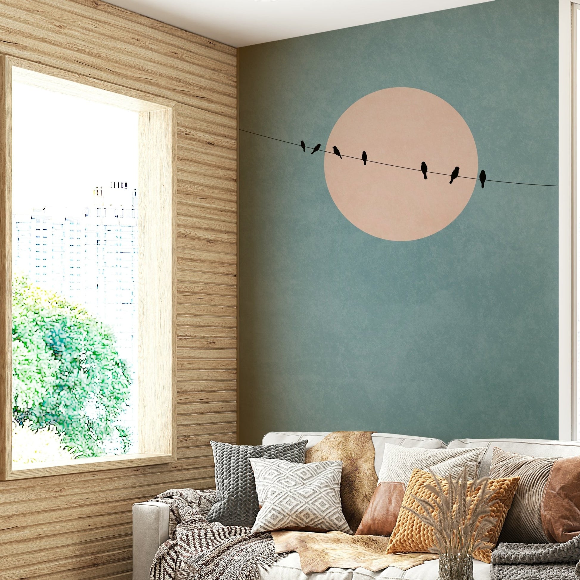 The design emphasizes quietness and calm.
