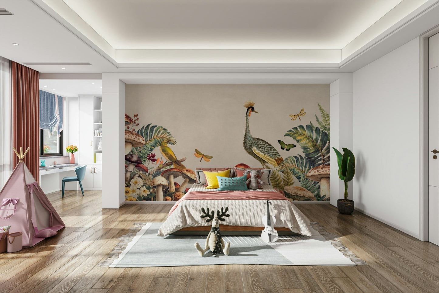 The mood is serene and tranquil.

