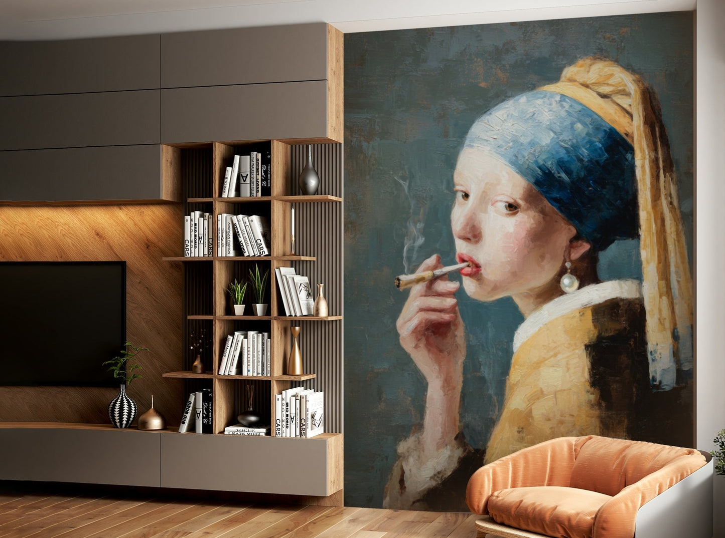 artistic and rebellious wall decor

