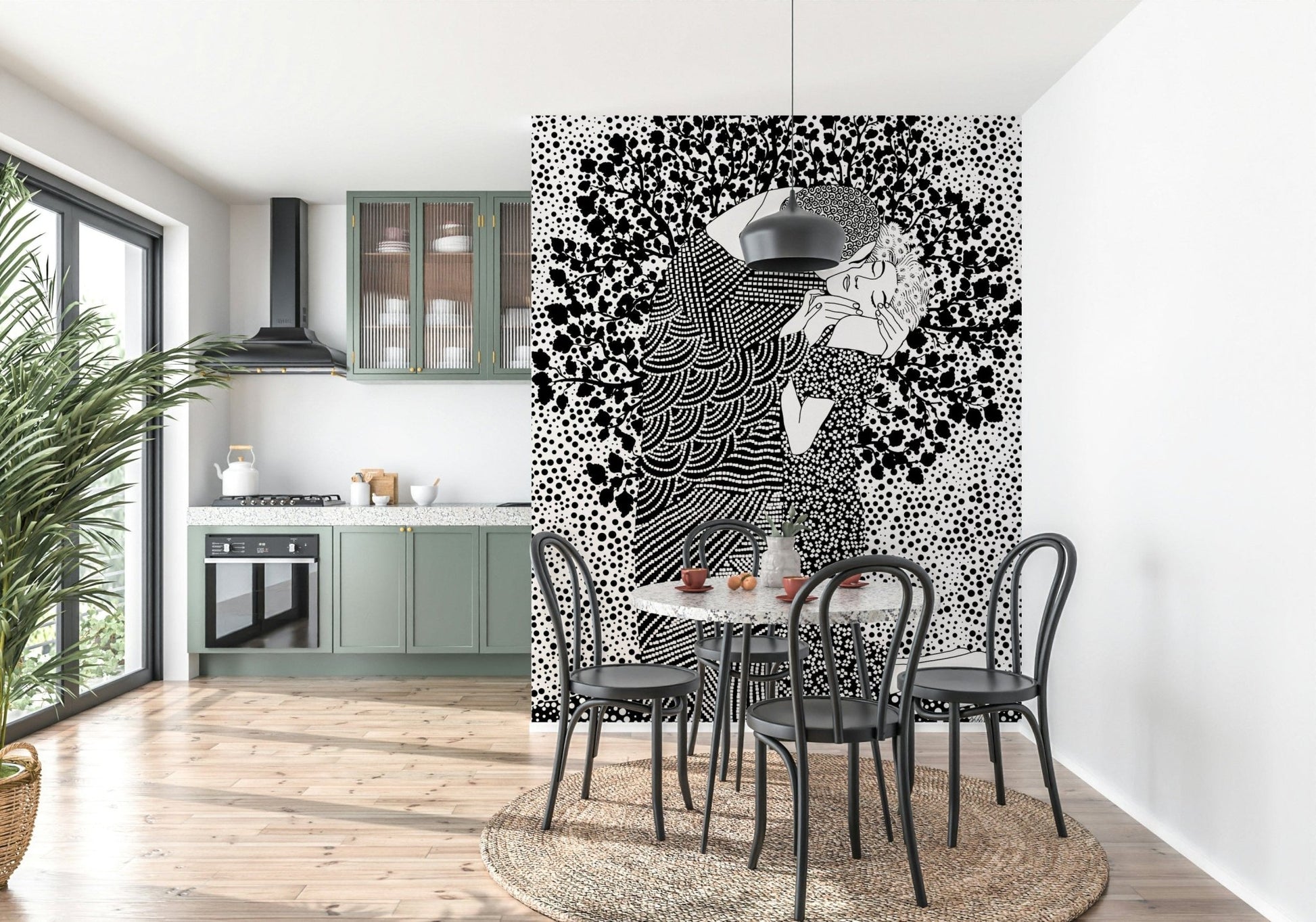 The Kiss II Wall Mural