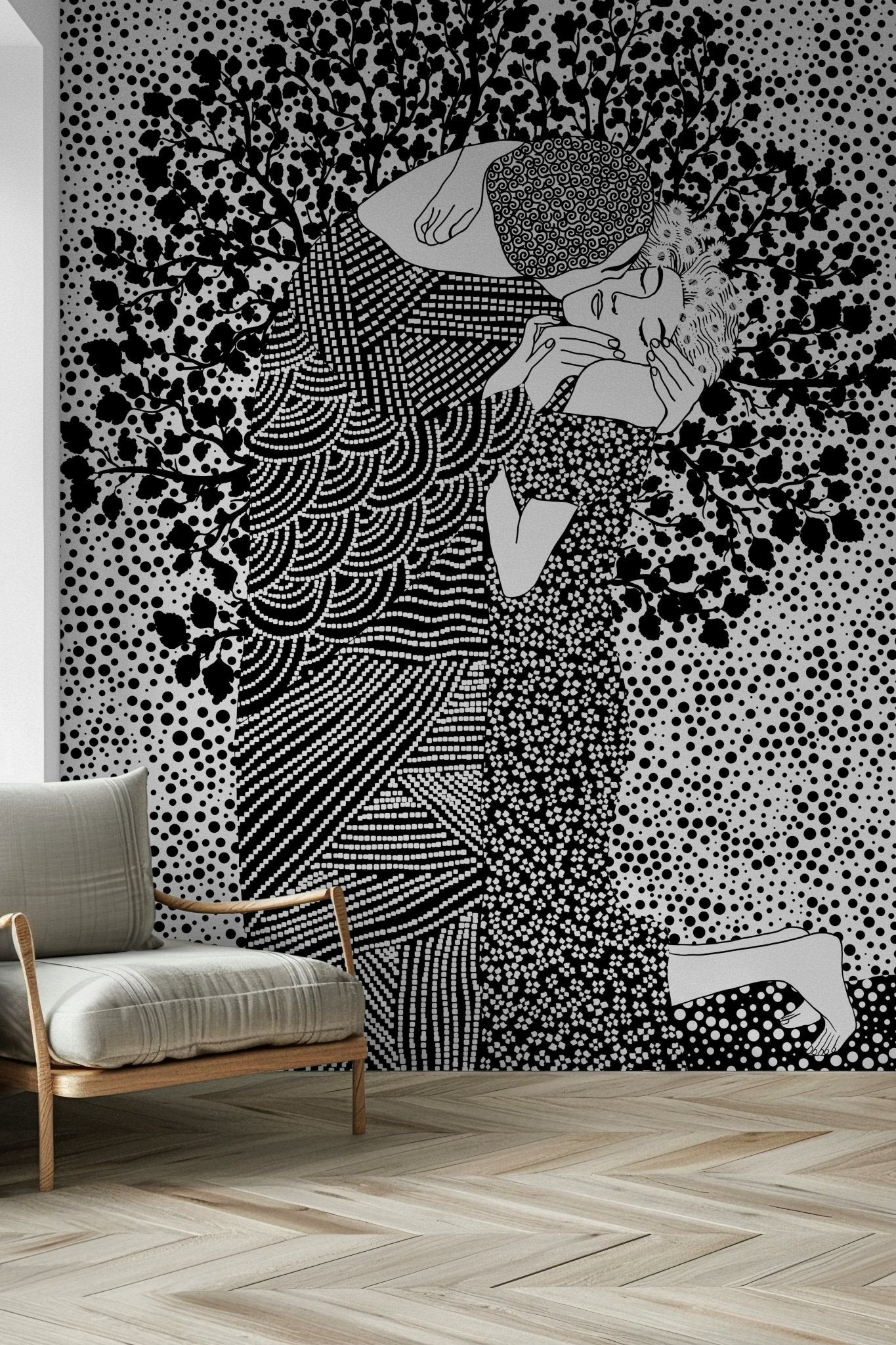 The Kiss II Wall Mural