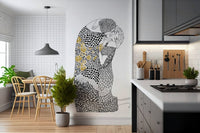 The Kiss Wall Mural