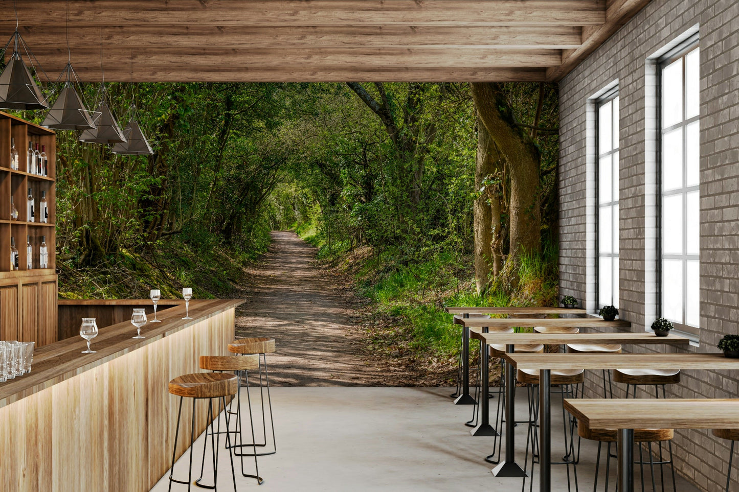 Charm of understated paths.

