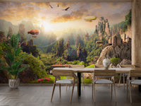 Scenic beauty nature kingdom wallpaper for interiors
