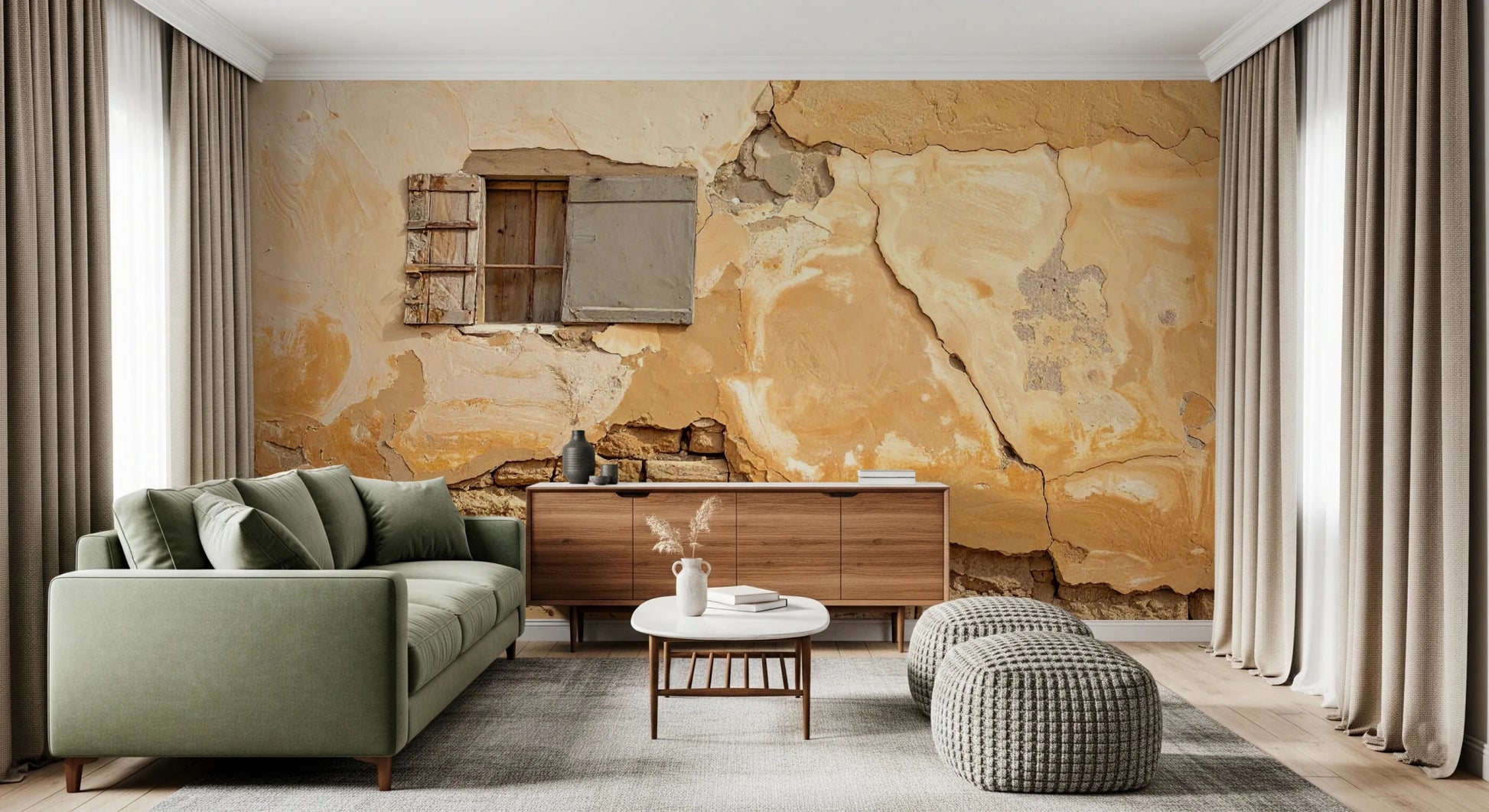 Time - Worn Texture Wall Mural