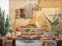 Time - Worn Texture Wall Mural