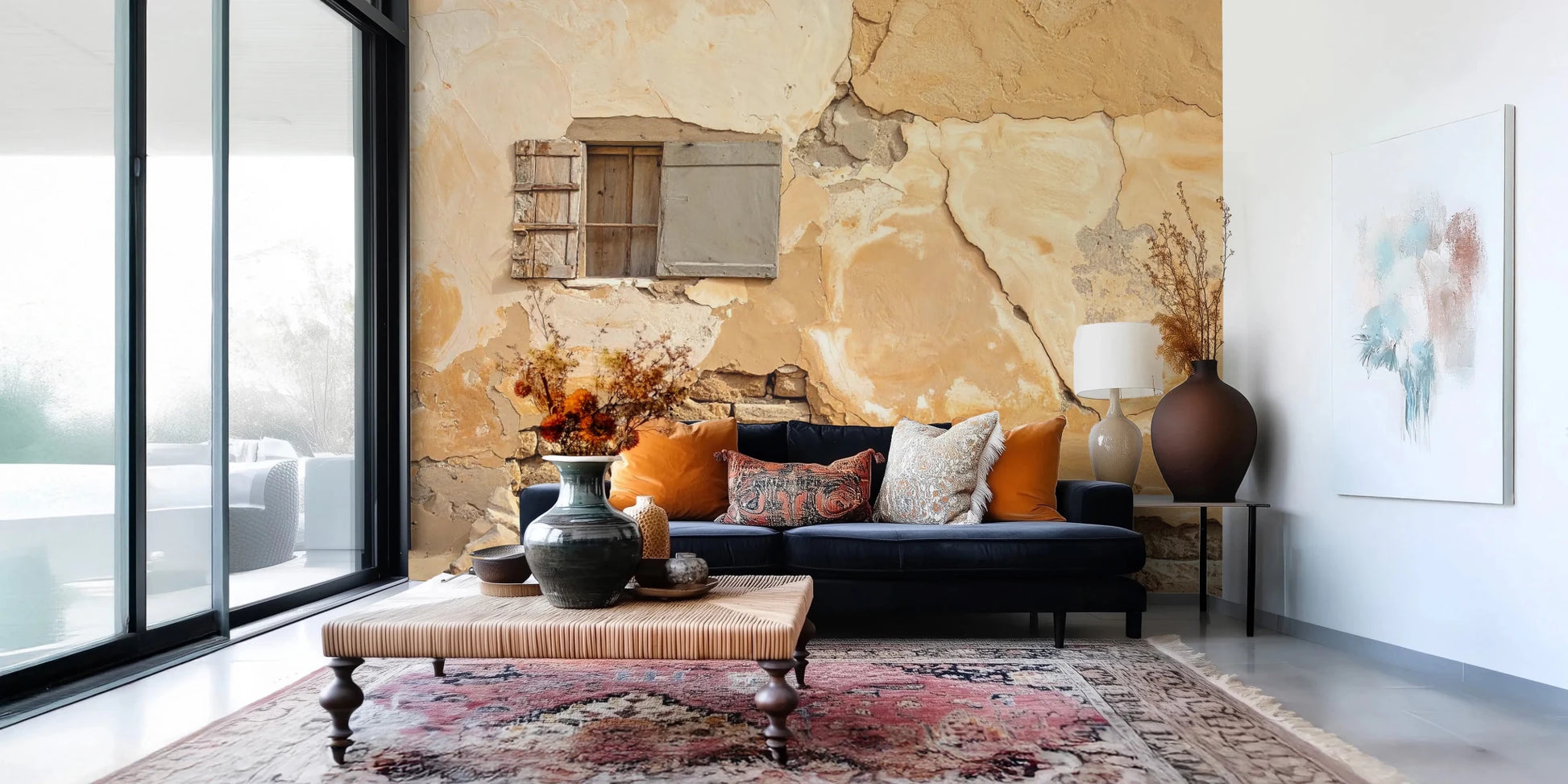 Time - Worn Texture Wall Mural