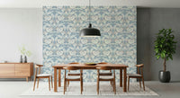 Timeless Garden – Mist Blue Wallpaper⁠