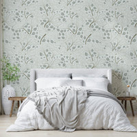 Close-up of a ginkgo leaf.

