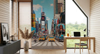Times Square Buzz Wall Mural