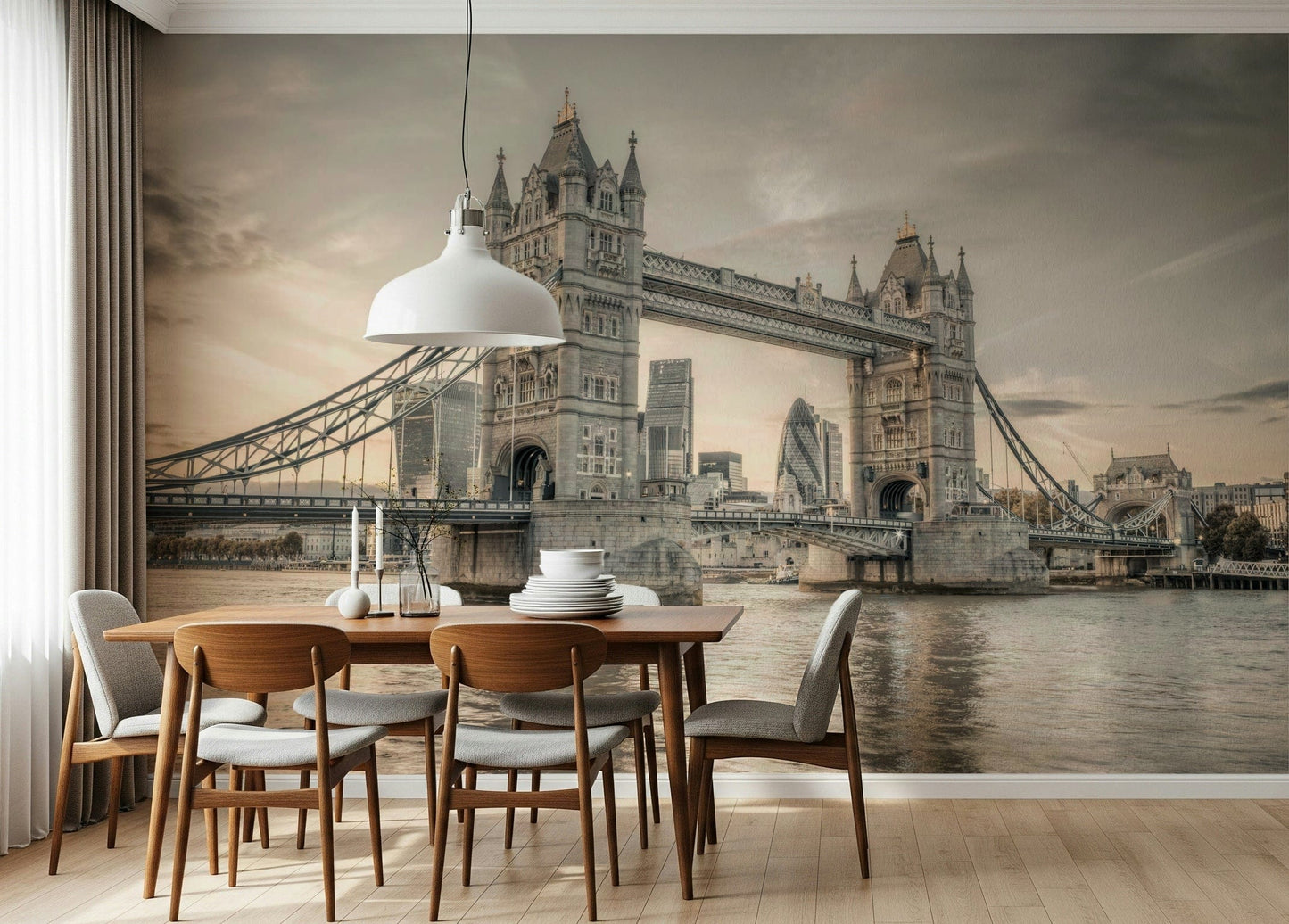 London's Tower Bridge Wall Mural